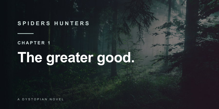 Spiders Hunters - Chapter 1 - The greater good.